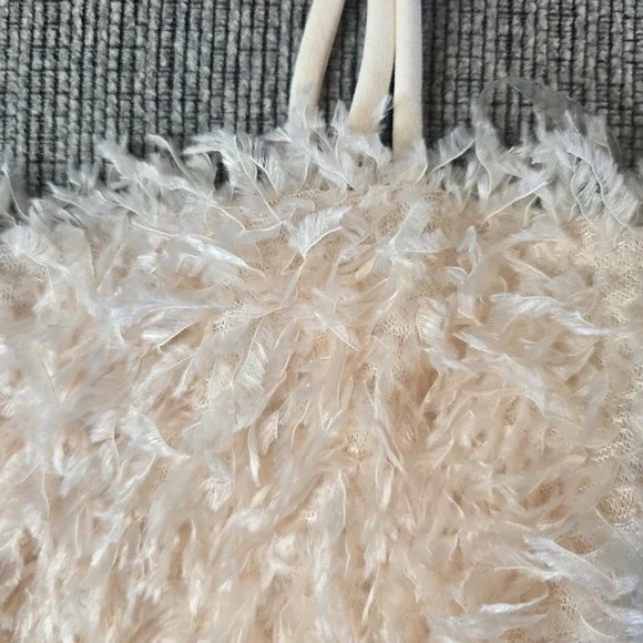 The Buckle Willow & Root Women's Small Faux Feathers‎ Strappy Crop Tank.E156 - Picture 7 of 10